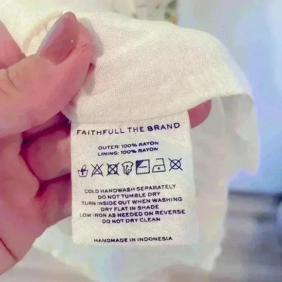 NWT Faithfull the Brand “Primrose” Midi Dress, Size 4 - Picture 7 of 7